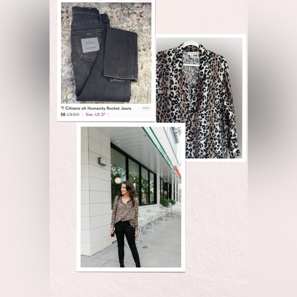 Charity Show Outfit - Classic Jeans and Leopard Print Jeans